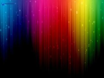 Vijay Kreationz Abstract Rainbow Wallpaper