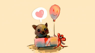 Cute BirtHDay Surprise Wallpaper
