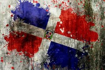 Dominican Flag Splatter By Noizkrew