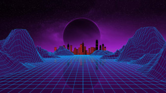 Neon Purple Wallpaper