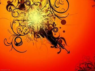 Abstract Bright Orange Picture Here You Can See
