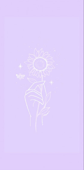 Pineconez On Asthetics Light Purple Wallpaper