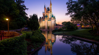 Overlooking Disneyland Castle Wallpaper