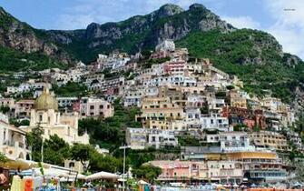 Positano Wallpaper World