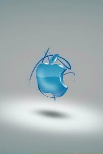 3d Apple Logo Simply Beautiful iPhone Wallpaper