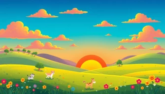 Aesthetic Cartoon Image Wallpaper