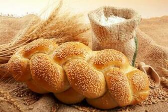 Bread Sesame Seeds A Bag Of Flour Grain Wheat Ears Jpg