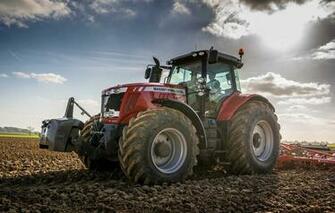 Wallpaper Tractor Farming Massey Ferguson