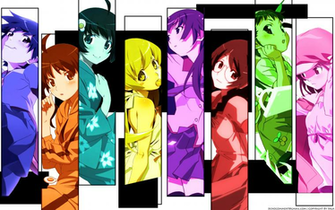 Monogatari Series HD Wallpaper Background Image