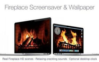 Fireplace Screensaver Wallpaper HD With Relaxing Crackling Fire
