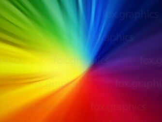 Rainbow Colors Background Fox Graphics
