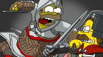 Wallpaper The Simpsons Homer Simpson Ned