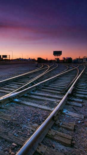 Train Tracks HD Samsung Smartphone Wallpaper