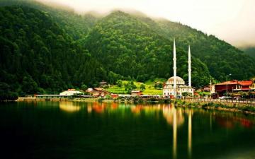 Nature Landscape Turkey Uzung L Trabzon Mosque