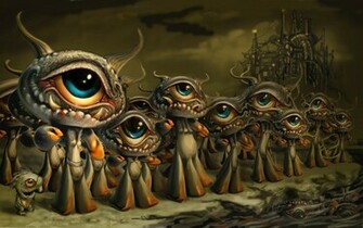 Desktop Wallpaper Of Bizarre Creatures Computer