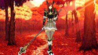 Erza Scarlet Autumn Computer Wallpaper Desktop Background