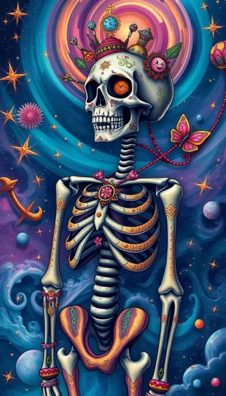 Live Skeleton Wallpaper