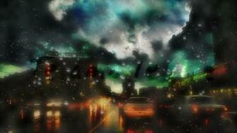 Cars Rain Traffic Jam Windows Wallpaper Desktop