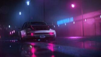 Retro Wave HD Wallpaper Background Image