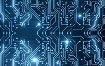 Wallpaper Scheme Glow Blue Lines Points 4k