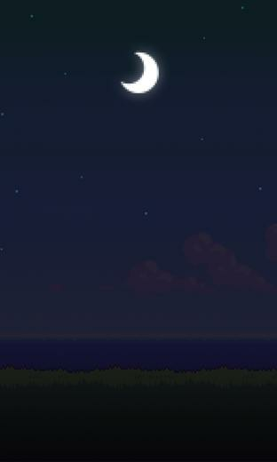 8bit Night Lumia Wallpaper