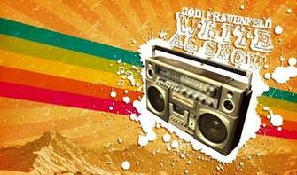 Cassette Tape Retro Old School Style Labels Background Wallpaper