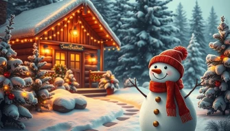 Cute Winter Holiday Wallpaper