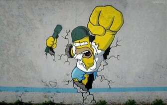 Descargar Fondos De Pantalla Homero Simpson War HD Widescreen Gratis