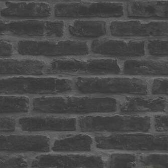 Grey J34409 Rustic Brick Effect Sculptured Vinyl Wallpaper