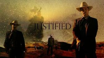 Justified Action Crime Drama Wallpaper