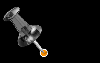 3d Renderings Of Push Pins With Transparent Background
