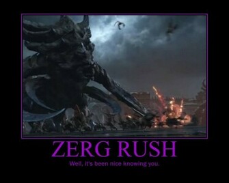 Starcraft Ii Heart Of The Swarm Zerg Rush By Onikage108
