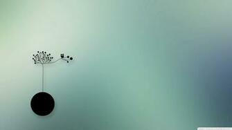 Black Minimalistic Artwork Little Owl HD Wallpaper