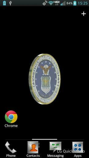 United States Air Force Seal Live Wallpaper Rotating Continuously
