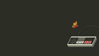 Super Mario Bros Gamepad Controllers Retro Games Wallpaper