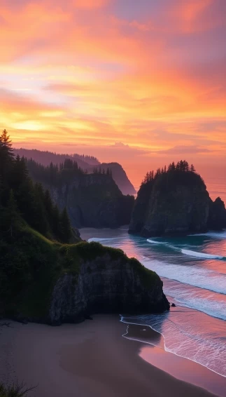 Beautiful Oregon Coast Wallpaper Image