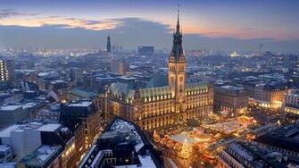 Bing Image Archive Weihnachtsmarkt Auf Dem Rathausmarkt Hamburg