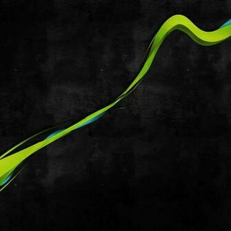 3d Wallpaper Abstract Sound Of Green X