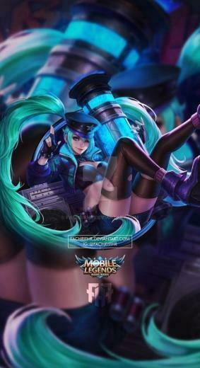 Wallpaper Phone Layla Green Flash By Fachrifhr Mobile Legends