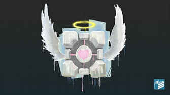 Companion Cube Wallpaper Image Alive Amp Kicking Mod For