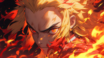 Demon Slayer Rengoku Desktop Wallpaper 4k
