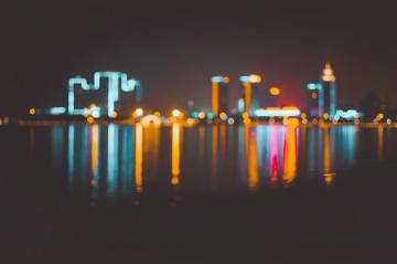 Bokeh Wallpaper City Lights Laptop