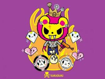 Tokidoki Wallpaper Purple Bling Kawaii