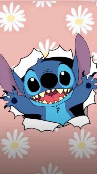 Stitch And Angel Cartoon Wallpaper iPhone