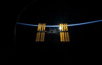 Wallpaper Earth Space Light Iss International