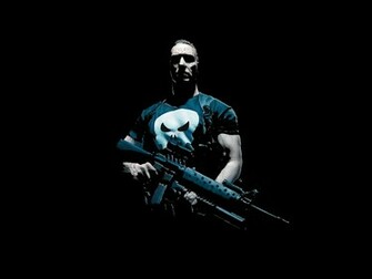 The Punisher Marvel Comics HD Wallpaper Cartoon Animation