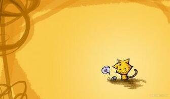 Cutest Cat And Mouse Widescreen Wallpaper