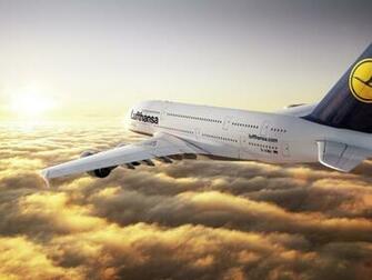 Airbus A380 Lufthansa HD Desktop Wallpaper Airplane