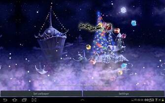 Merry Christmas Snow Fantasy Is A Live Wallpaper For