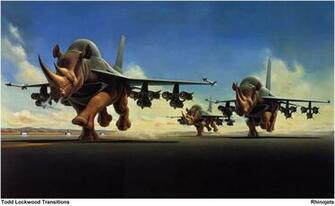 Animals Rhinoceros F Falcon Mh Tlock Trans Rhinojets F16